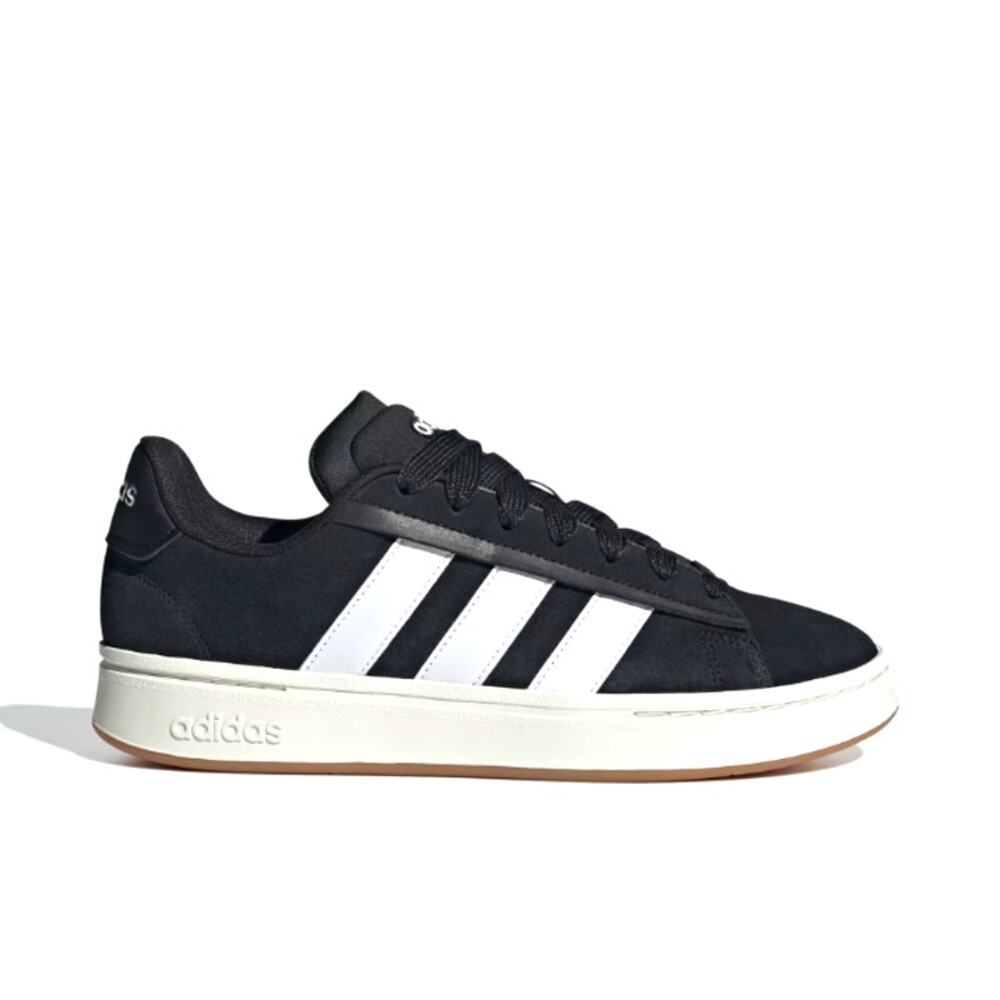 Adidas Grand Court Alpha Athletic Shoes Core Black Cloud White Gum Size 8